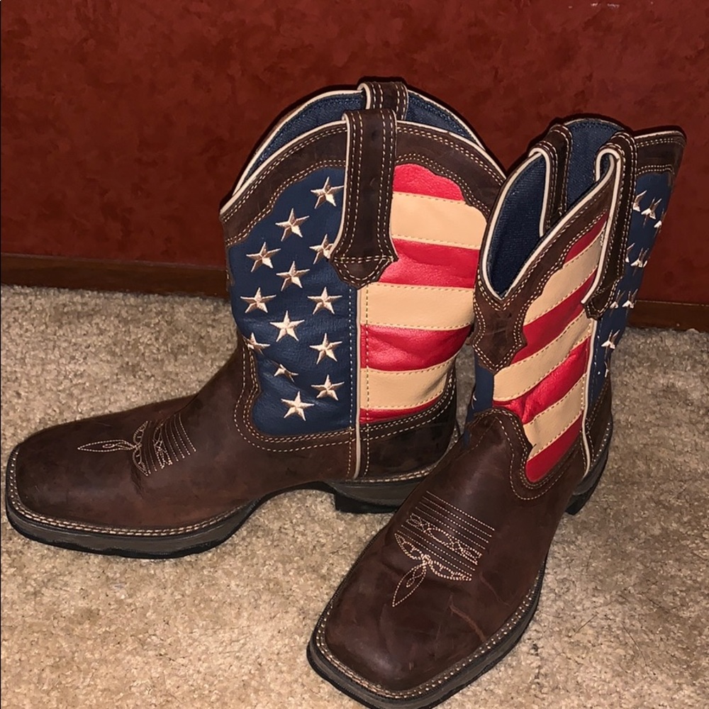 Square toe Durango Flag boots